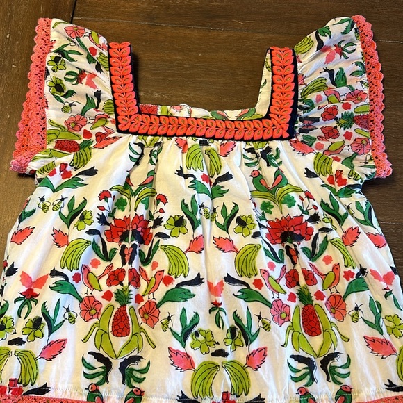 Roller Rabbit Multicolored Ruffle Sleeve Dress - Picture 3 of 7